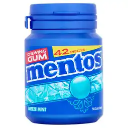 PLUS Mentos Gum Breeze mint pot aanbieding