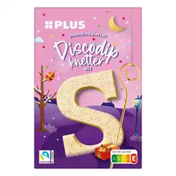 PLUS PLUS Wit Discodip knetter letter aanbieding
