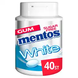 PLUS Mentos Sweet Mint White Bottle aanbieding
