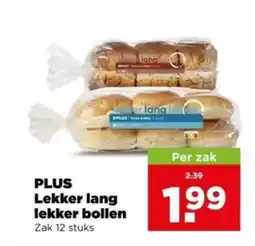 PLUS Plus lekker lang lekker bollen aanbieding