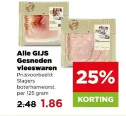 PLUS Alle gijs gesneden vleeswaren aanbieding