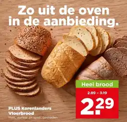 PLUS Plus korenlanders vloerbrood aanbieding