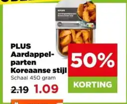 PLUS Plus aardappel parten koreaanse stijl aanbieding