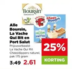 PLUS Alle boursin la vache qui rit en port salut aanbieding