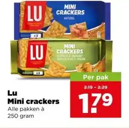PLUS Lu Mini crackers aanbieding