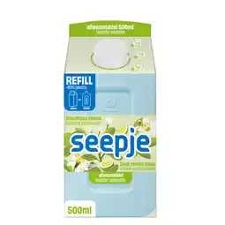PLUS Seepje Afwasmiddel Limoen Refill aanbieding