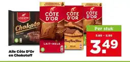 PLUS Alle côte d'or en chokotoff aanbieding