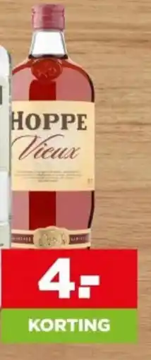 PLUS Hoppe jenever en vieux aanbieding