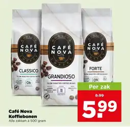 PLUS Café Nova Koffiebonen aanbieding