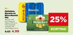 PLUS Heineken bavaria en birra moretti pils aanbieding