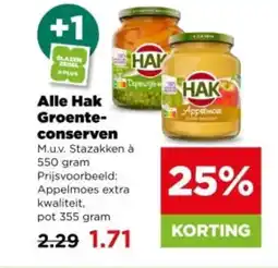 PLUS Alle Hak Groente- conserven aanbieding