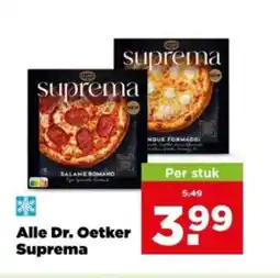 PLUS Alle Dr. Oetker Suprema aanbieding