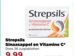 PLUS Strepsils Sinaasappel en Vitamine C aanbieding