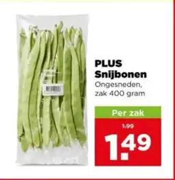 PLUS Plus snijbonen aanbieding