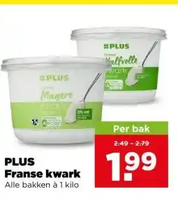 PLUS PLUS Franse kwark aanbieding