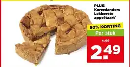 PLUS PLUS Korenlanders Lekkerste appeltaart aanbieding
