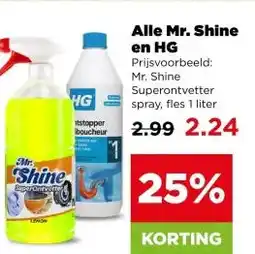 PLUS Alle Mr. Shine en HG aanbieding