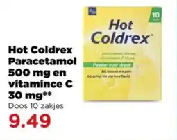 PLUS Hot Coldrex Paracetamol 500 mg en vitamince C 30 mg aanbieding