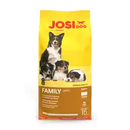 Zooplus 15kg JosiDog Family met kip droogvoer aanbieding