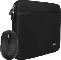 Coolblue BlueBuilt Laptophoes 32 cm 14 inch Zwart + Tradendum Muis aanbieding