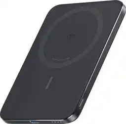 Coolblue Anker MagGo Slim Draadloze Powerbank met MagSafe en Qi2 5.000 mAh met Snelladen Zwart aanbieding