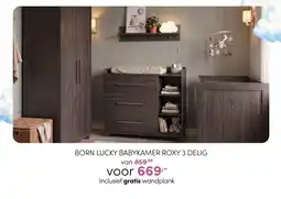 Baby & Tiener born lucky babykamer roxy 3 delig aanbieding