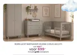 Baby & Tiener BORN LUCKY BABYKAMER HELSINKI 3 DELIG BISCOTTI aanbieding