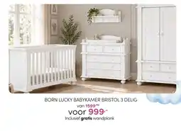 Baby & Tiener Born lucky babykamer bristol 3 delig aanbieding