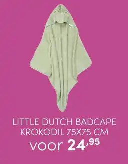 Baby & Tiener LITTLE DUTCH BADCAPE aanbieding