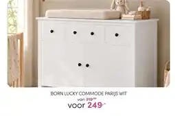 Baby & Tiener born lucky commode parijs wit aanbieding