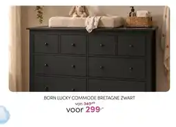 Baby & Tiener born lucky commode bretagne zwart aanbieding