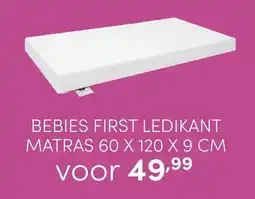 Baby & Tiener BEBIES FIRST LEDIKANT MATRAS aanbieding