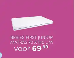 Baby & Tiener Bebies first junior matras aanbieding