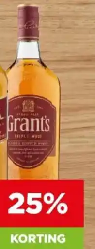 PLUS Grants whisky aanbieding