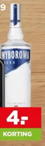 PLUS Wyborowa Vodka aanbieding