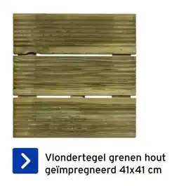 GAMMA Vlondertegel grenen hout geïmpregneerd aanbieding