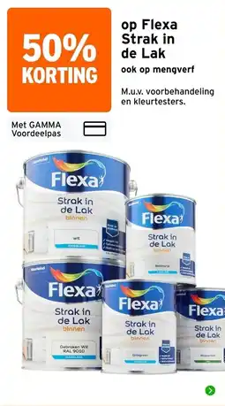 GAMMA Flexa Strak in de Lak aanbieding