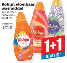 Coop Robijn vloeibaar wasmiddel aanbieding