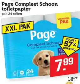 Coop Page Compleet Schoon toilet papier aanbieding
