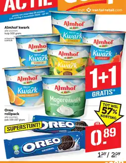 Coop Almhof kwark aanbieding