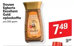 Coop Douwe Egberts Excellent Gold oploskoffie aanbieding