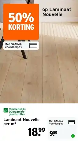 GAMMA Laminaat Nouvelle aanbieding
