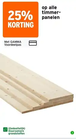 GAMMA gamma timmerpanelen aanbieding