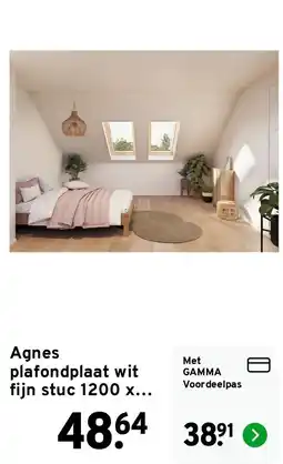 GAMMA Agnes plafondplaat wit aanbieding