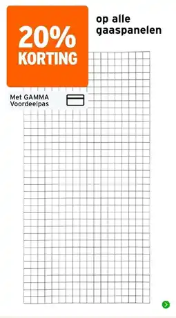 GAMMA gamma gaaspanelen aanbieding