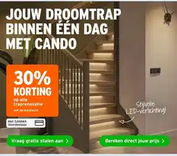 GAMMA CANDO traprenovatie aanbieding