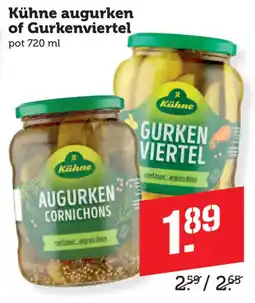 Coop Kühne augurken of Gurkenviertel aanbieding