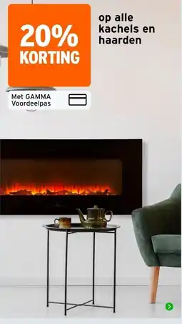 GAMMA kachels en haarden aanbieding
