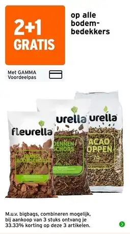 GAMMA fleurella, urella bodembedekkers aanbieding