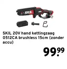 GAMMA SKIL 20V hand kettingzaag 0512CA brushless aanbieding